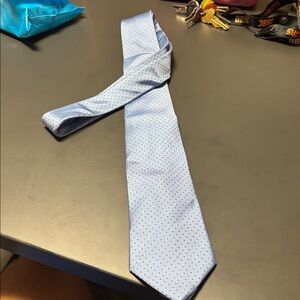 Elegant Blue Polka Dot Tie